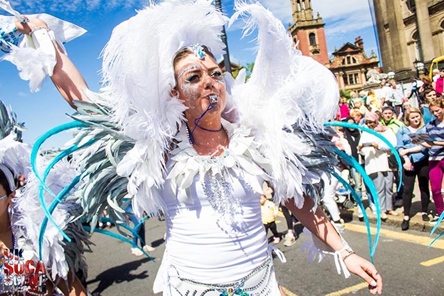 One of the dancers from Pop Up Carnival appearing at the upcoming Leeds Carnival King & Queen Show and the Carnival parade this August Bank Holiday weekend (Image: UK Soca Scene).